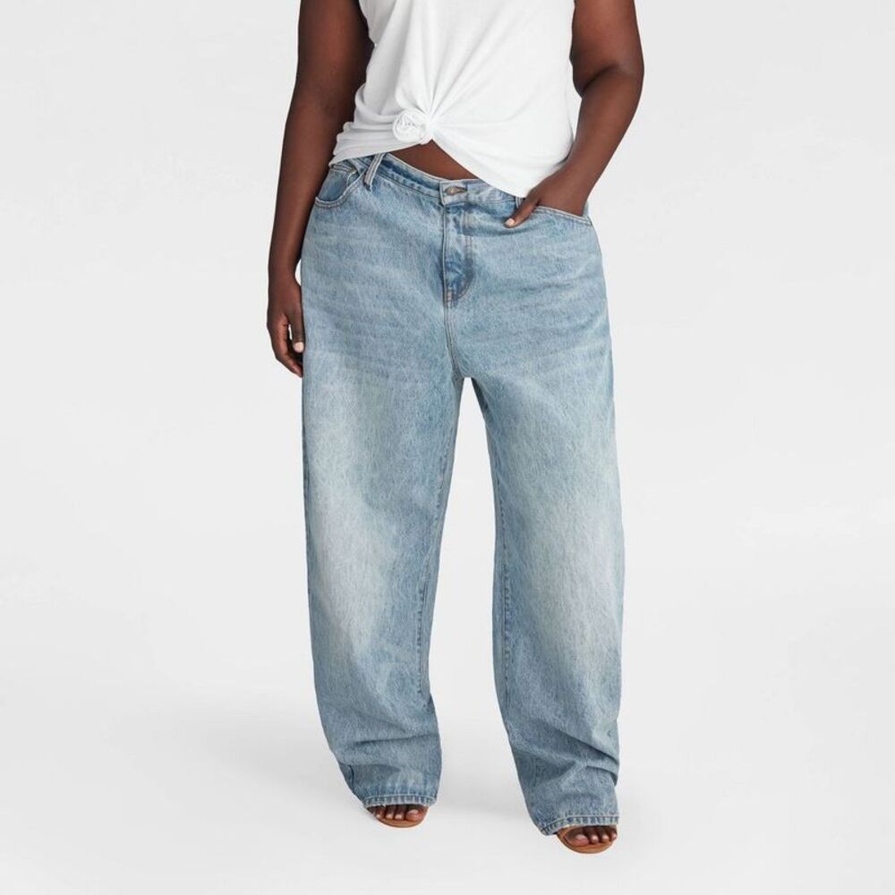 KBB by Kahlana -  Women's Mid-Rise Barrel Leg 'The Ka Indigo